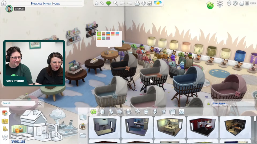 Gameplay du jeu vidéo Les Sims 4: Grandir Ensemble.