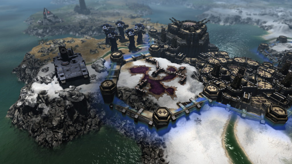Capture d'écran du jeu vidéo Warhammer 40,000: Gladius – Relics of War 