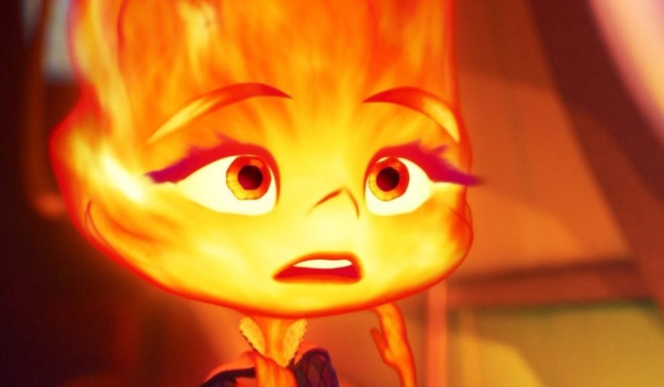 Flam du film Élémentaire de Pixar.