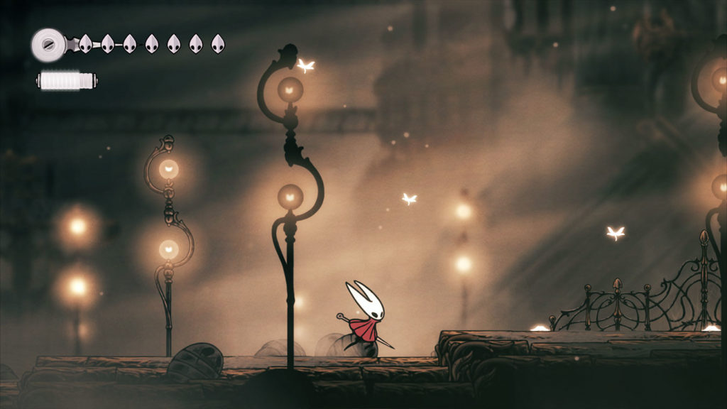 Gameplay du jeu vidéo Hollow Knight: Silksong.