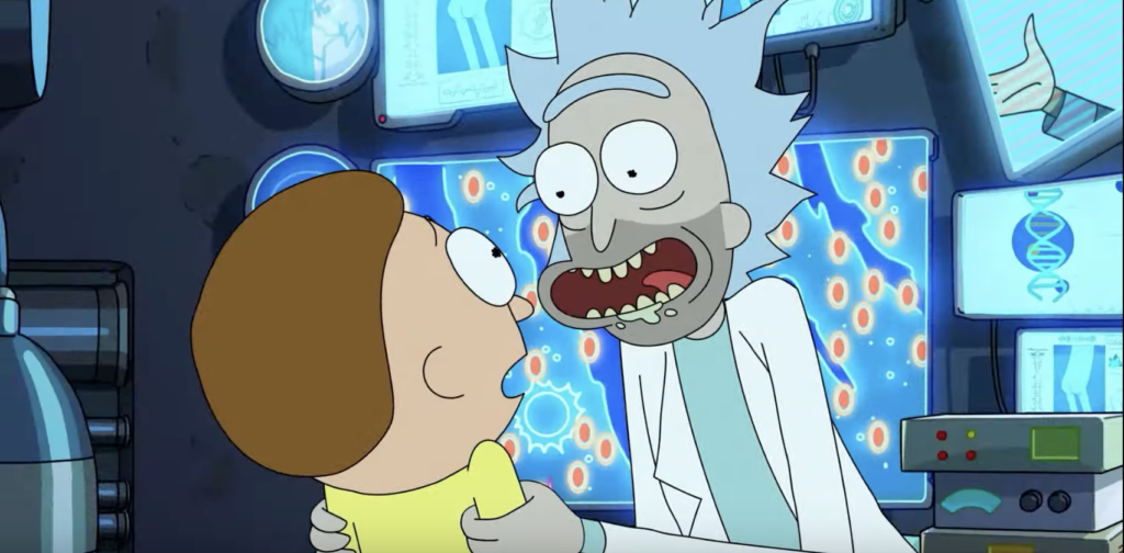 Capture de la série Rick et Morty